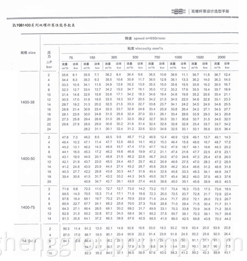 Double screw pump 1